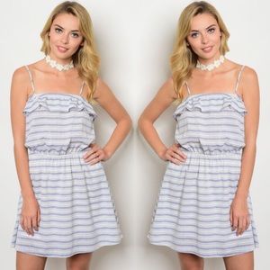 Blue Stripe Sundress